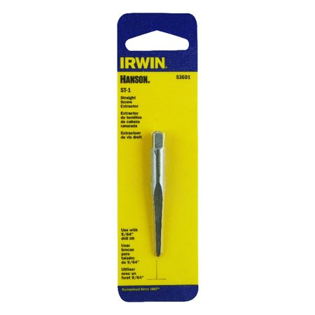 IRWIN Hanson 9/64 in. X 9/64 in. D Carbon Steel Straight Screw Extractor 5.4 in. 1 pc 53601